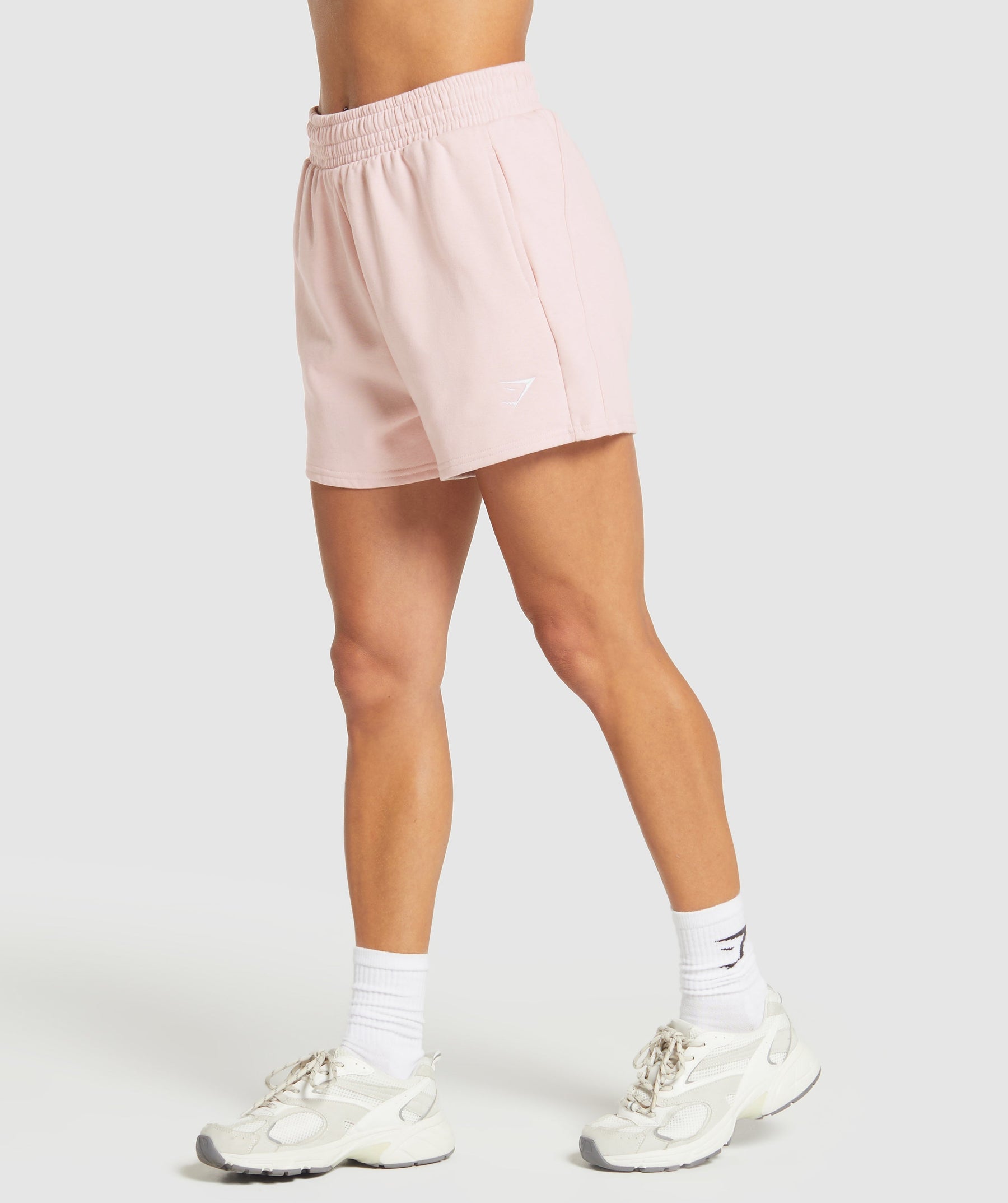 Gymshark Training Fleece Shorts - Fair Pink