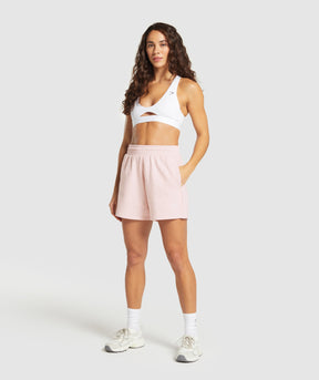 Gymshark Training Fleece Shorts - Fair Pink