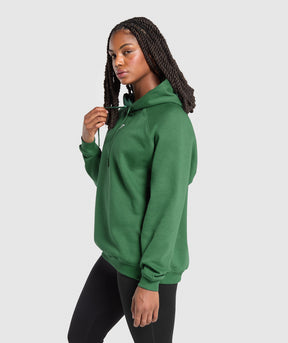 Gymshark Training Oversized Fleece Hoodie - Classic Green