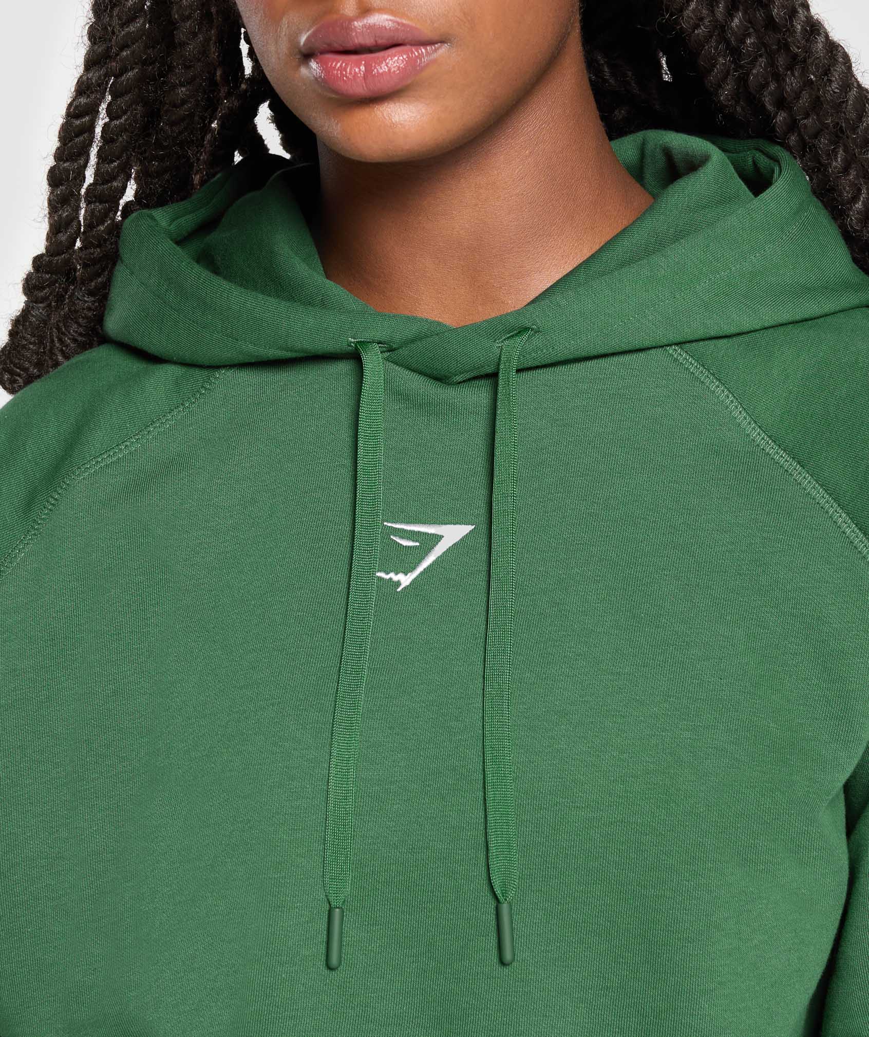 Gymshark Training Oversized Fleece Hoodie - Classic Green