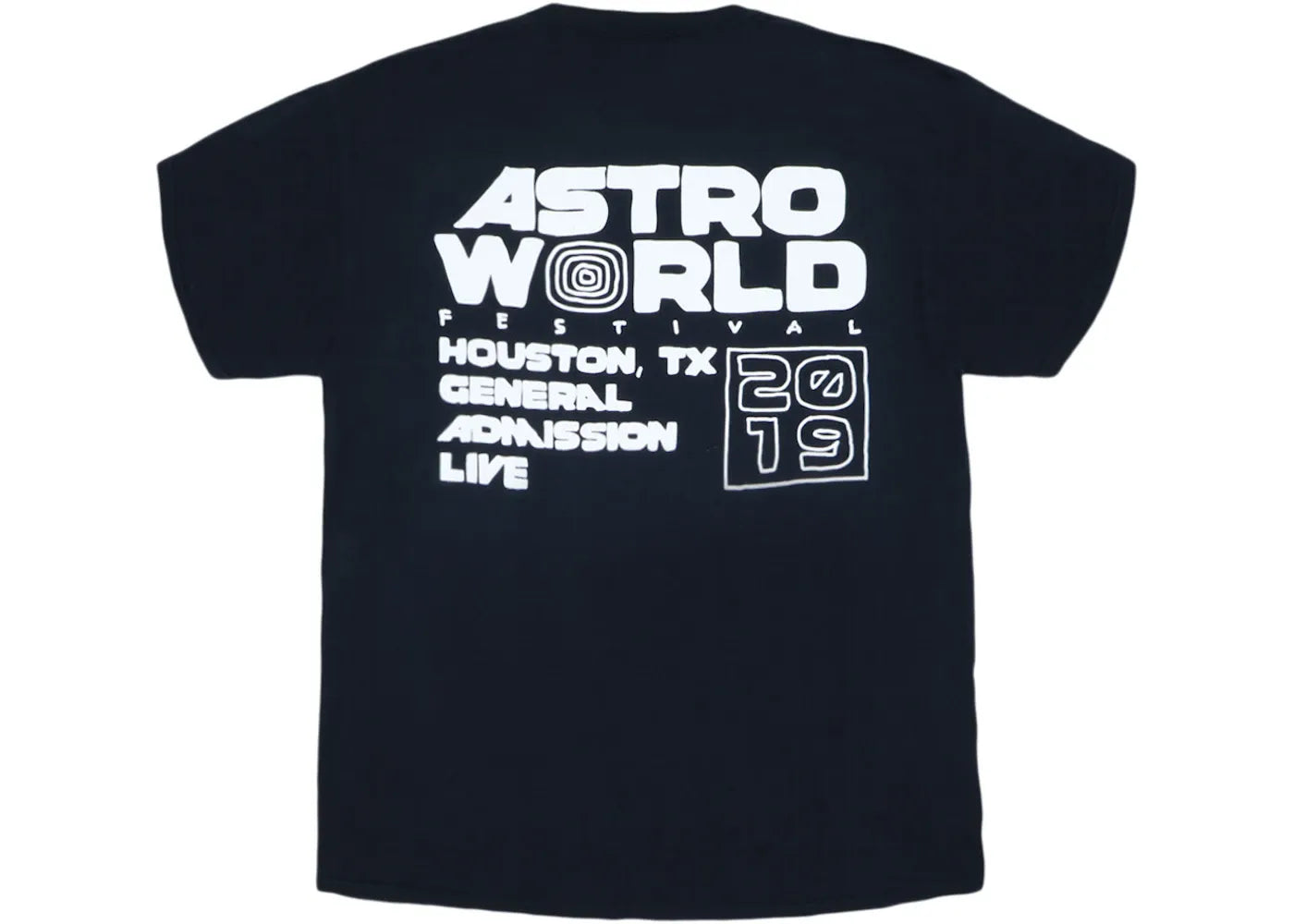 Travis Scott Astro Fest Black Tee