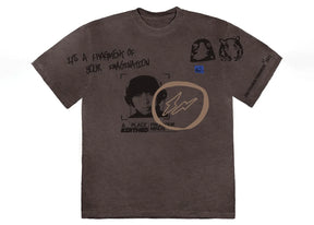 Travis Scott Cactus Jack For Fragment Hiroshi Tee 'Brown Pepper'