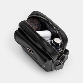 Turnlock Crossbody Bag In Signature Canvas