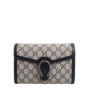 Supreme GG Dionysus Chain Wallet Beige/Blue