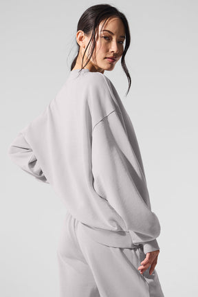 Washed Accolade Crew Neck Pullover