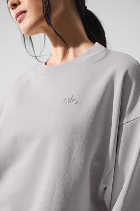 Washed Accolade Crew Neck Pullover