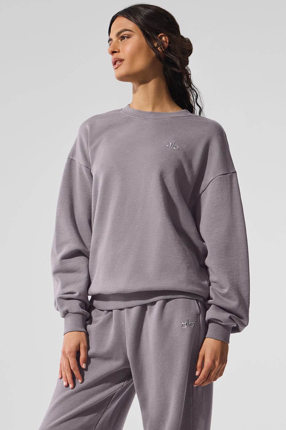 Washed Accolade Crew Neck Pullover