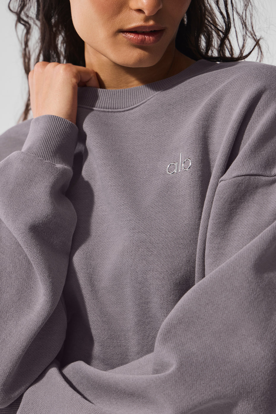 Washed Accolade Crew Neck Pullover