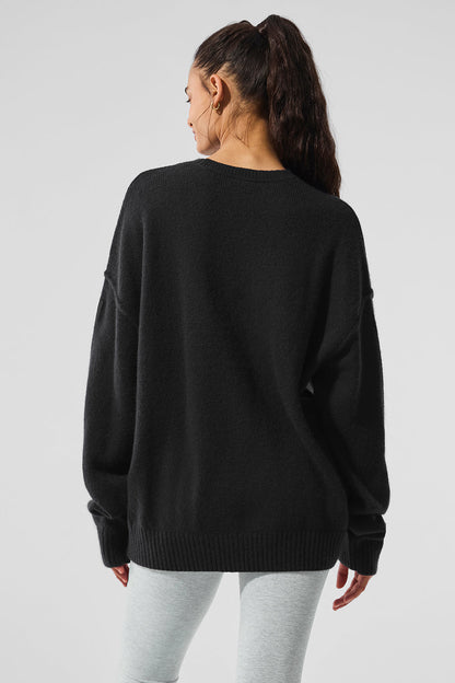 Unisex Wool Cashmere New Class Crewneck Sweater