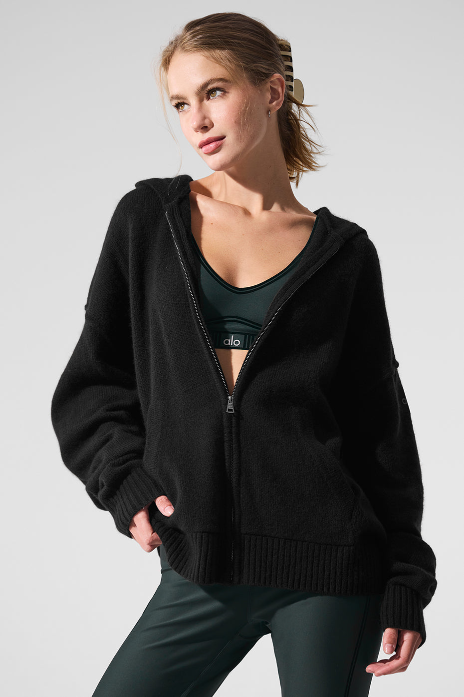 New Class Cashmere Full Zip Hoodie