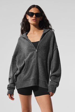 New Class Cashmere Full Zip Hoodie