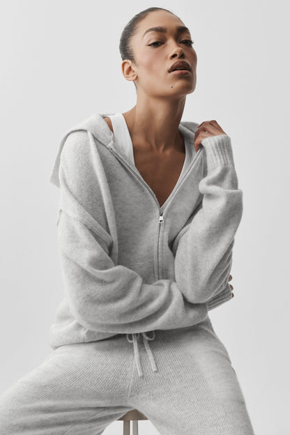 Wool Cashmere New Class Full Zip Hoodie