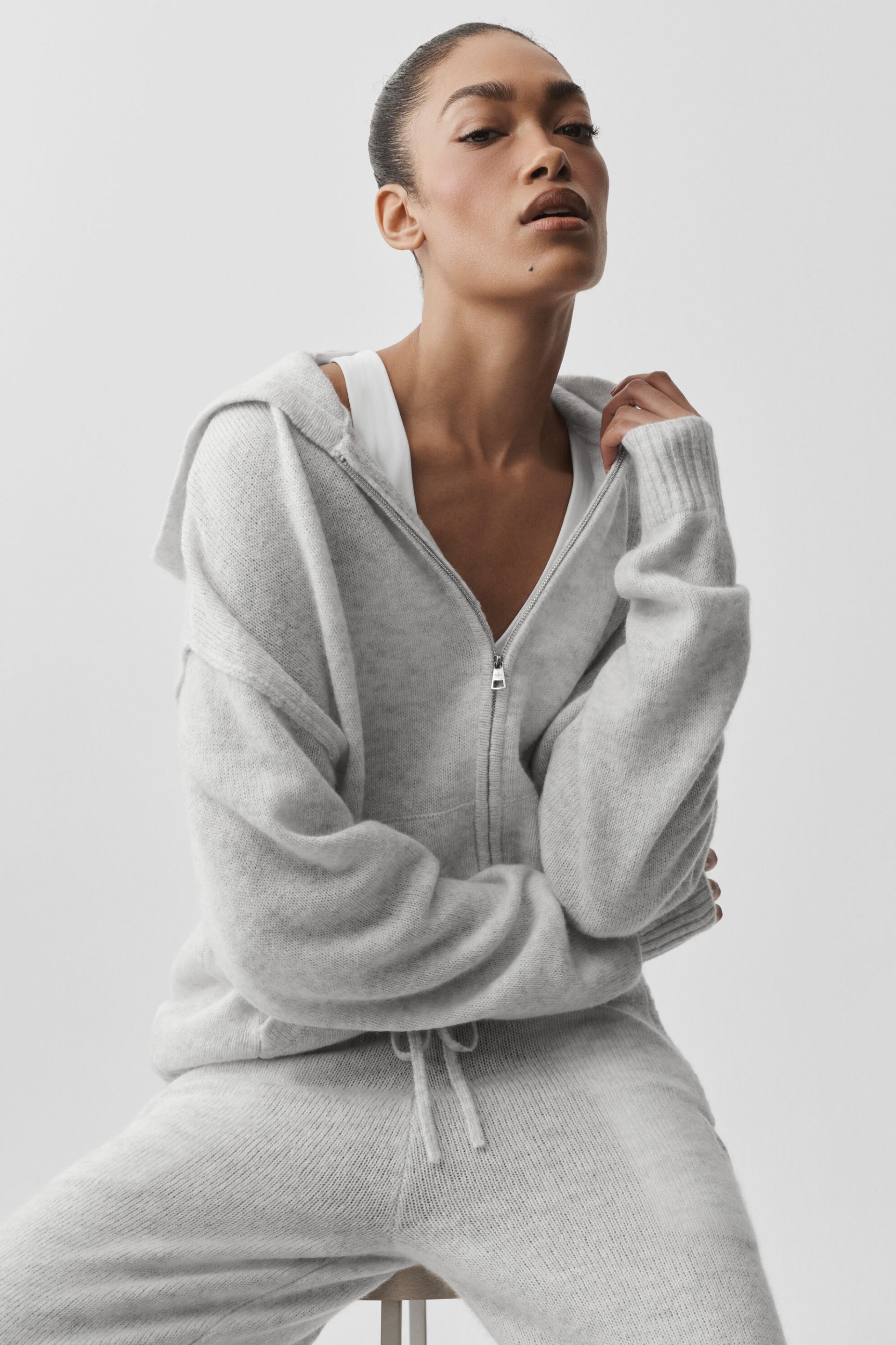 Wool Cashmere New Class Full Zip Hoodie