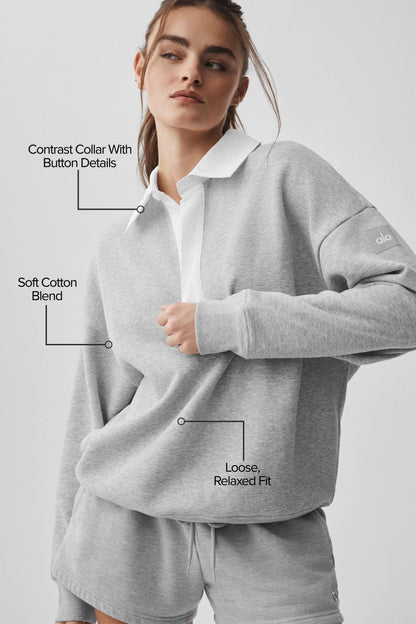 Take It Easy Long Sleeve Henley Pullover