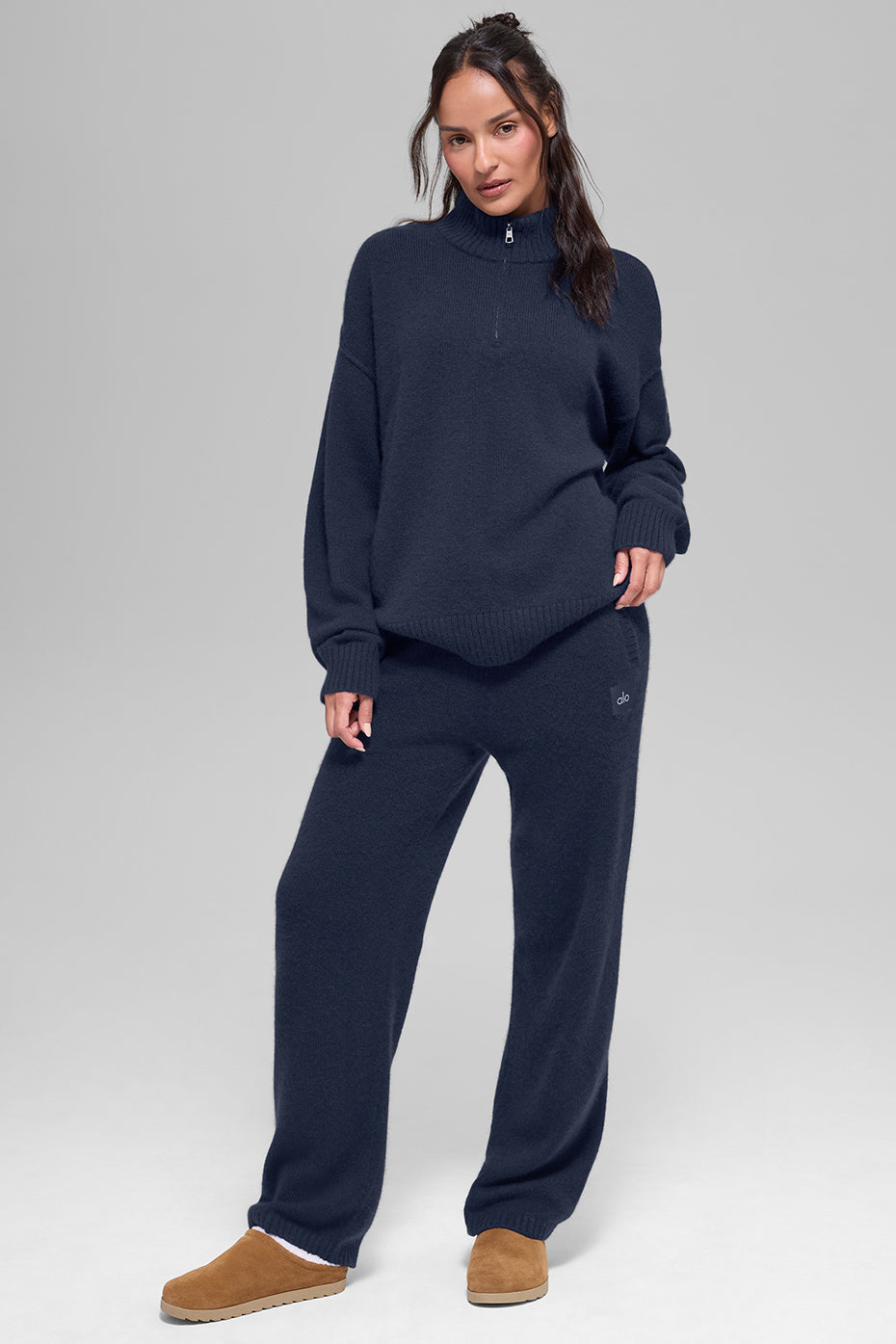 Wool Cashmere New Class 1/4 Zip Pullover