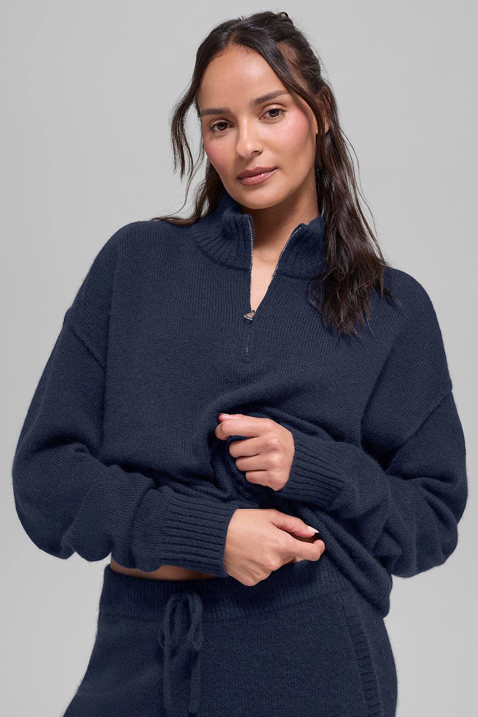 Wool Cashmere New Class 1/4 Zip Pullover