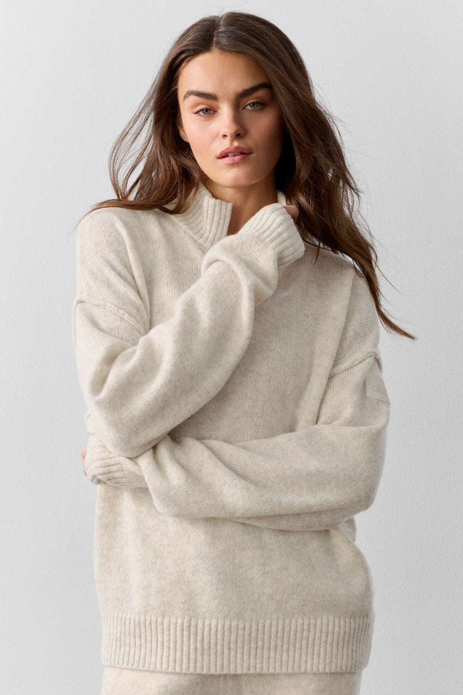 Wool Cashmere New Class 1/4 Zip Pullover