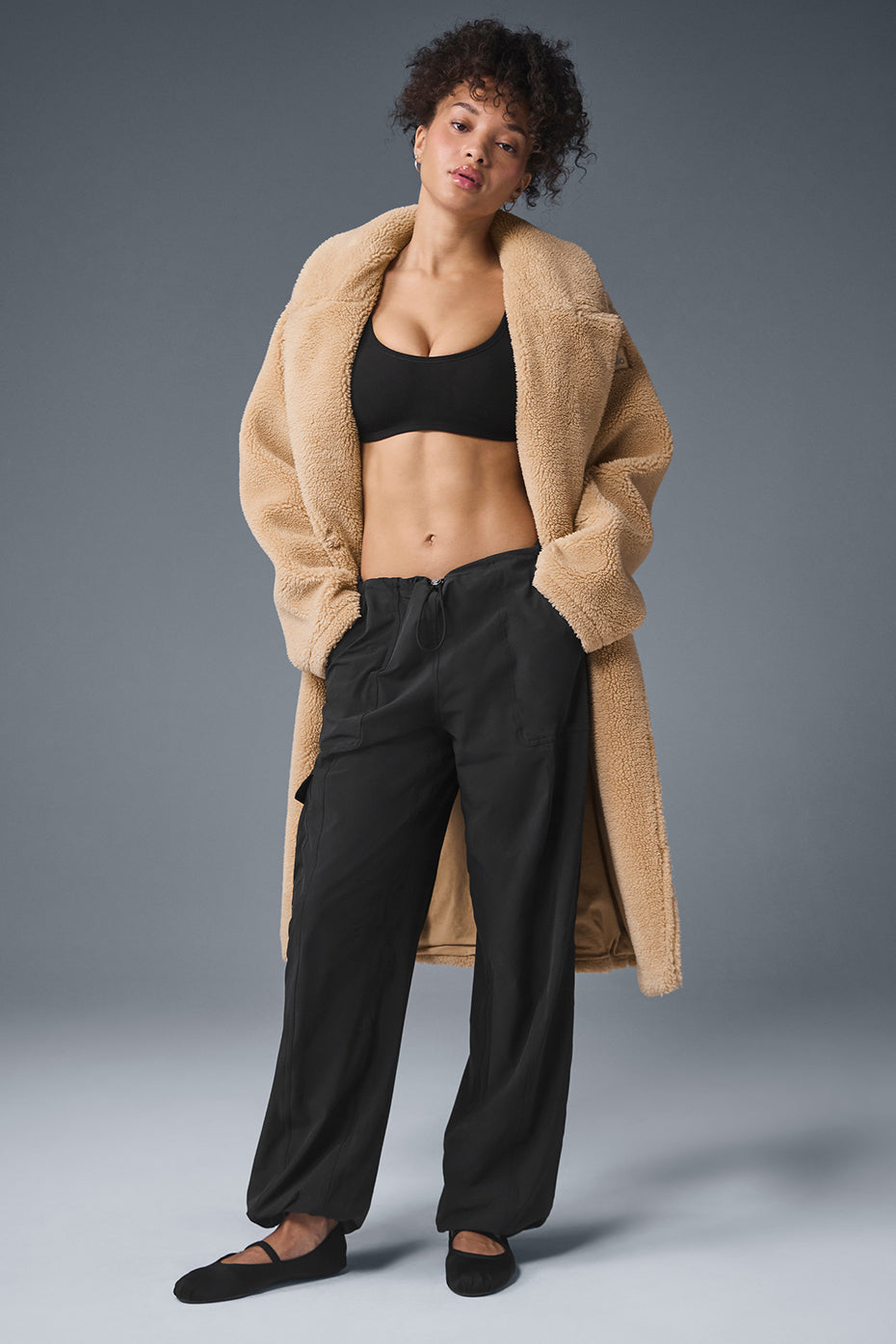 Oversized Sherpa Trench