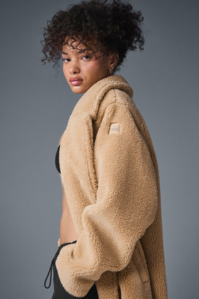 Oversized Sherpa Trench