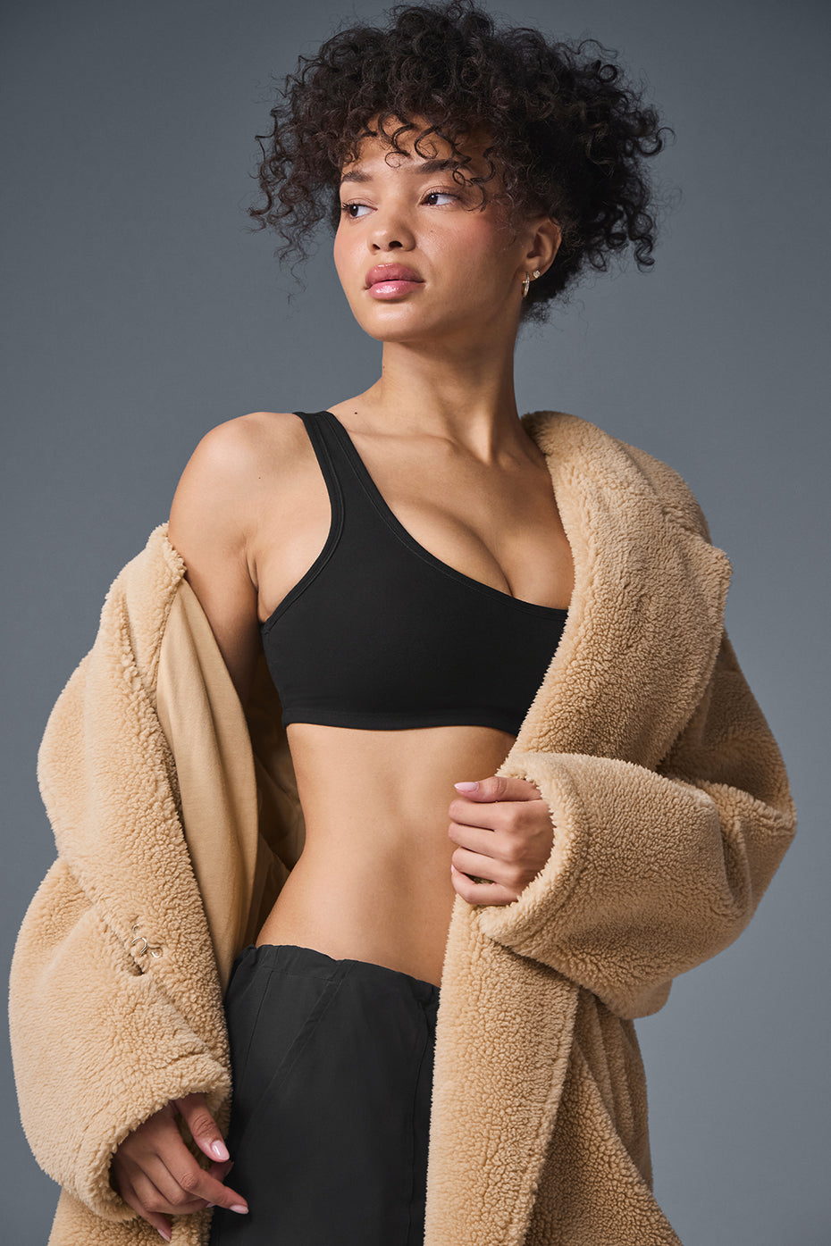 Oversized Sherpa Trench