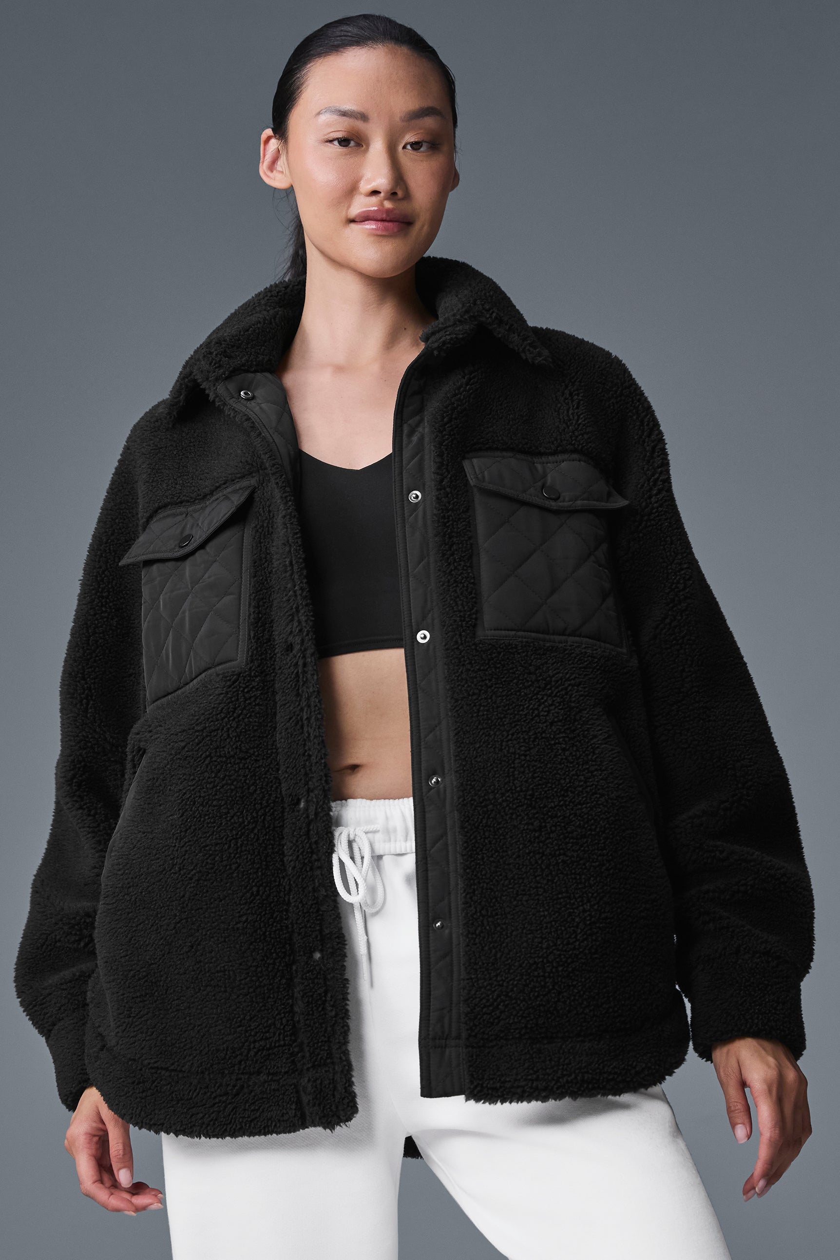 Sherpa Edge Shacket