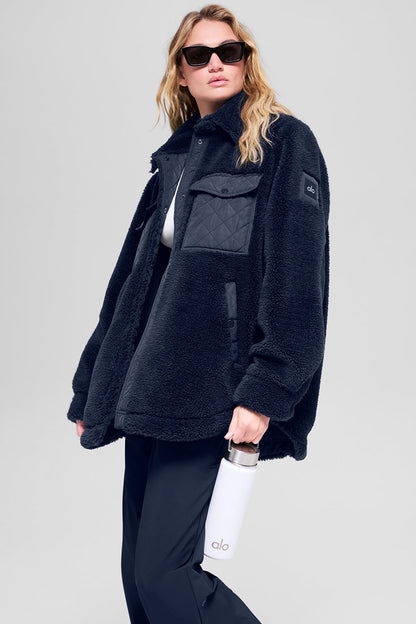 Sherpa Edge Shacket