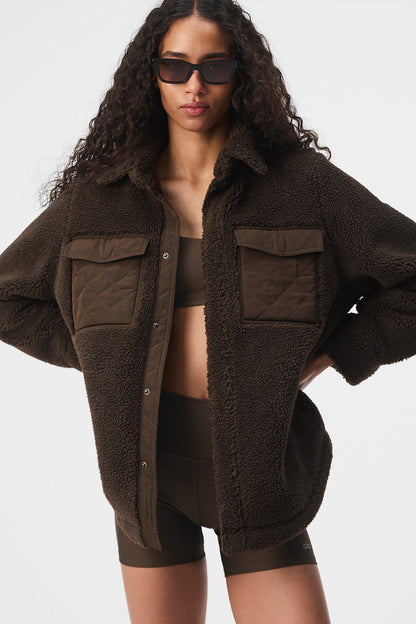 Sherpa Edge Shacket