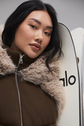 La Premiere Opulent Faux Fur Stunner Jacket