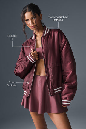 Afterglow Varsity Jacket