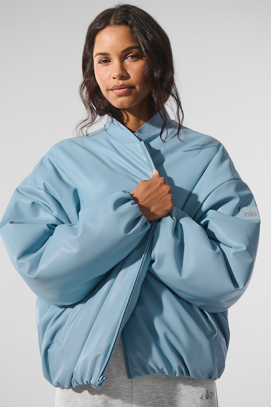 Faux Leather Premier Bomber