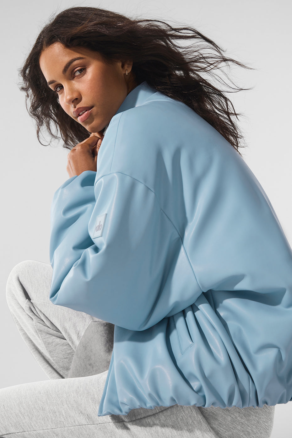 Faux Leather Premier Bomber