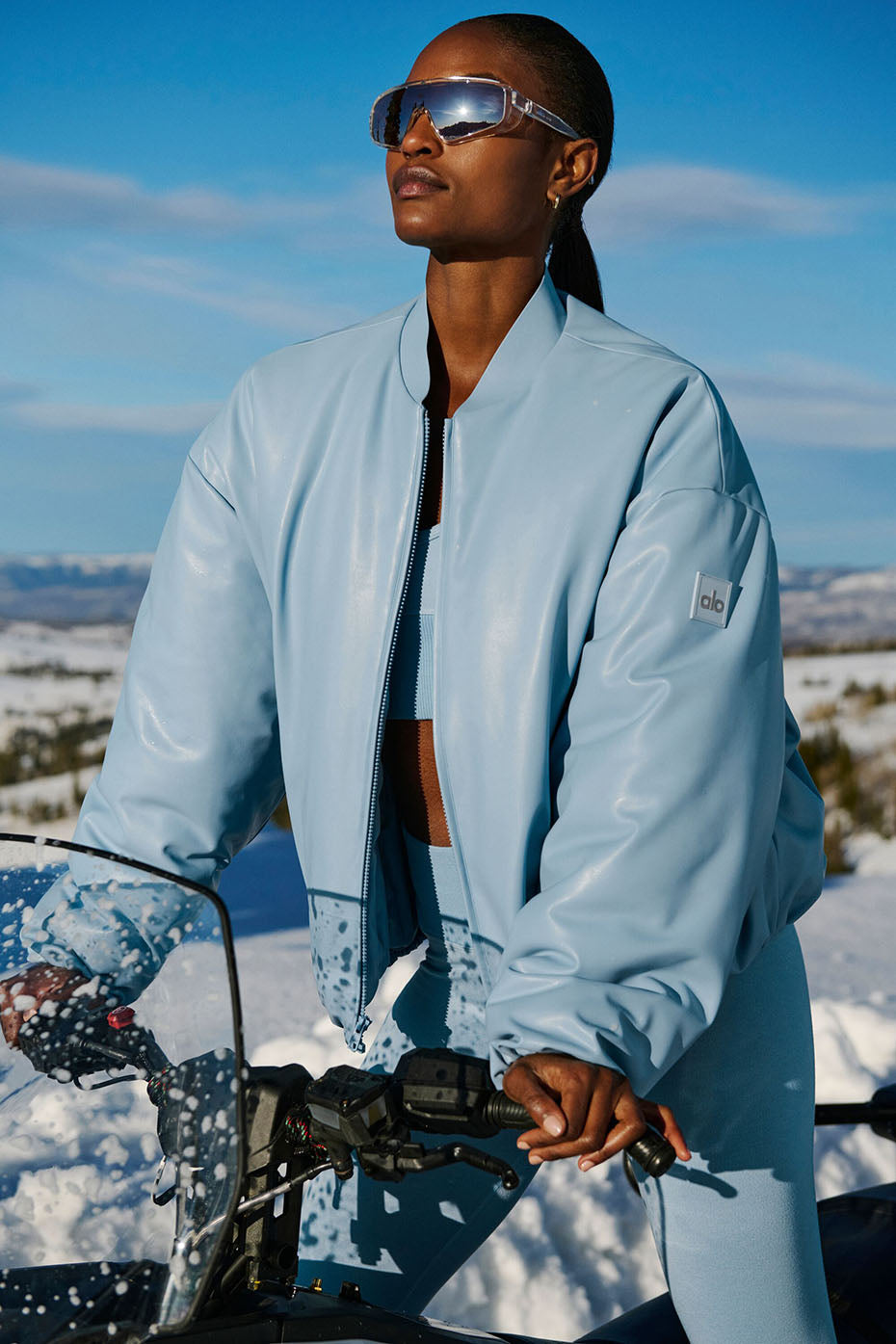 Faux Leather Premier Bomber