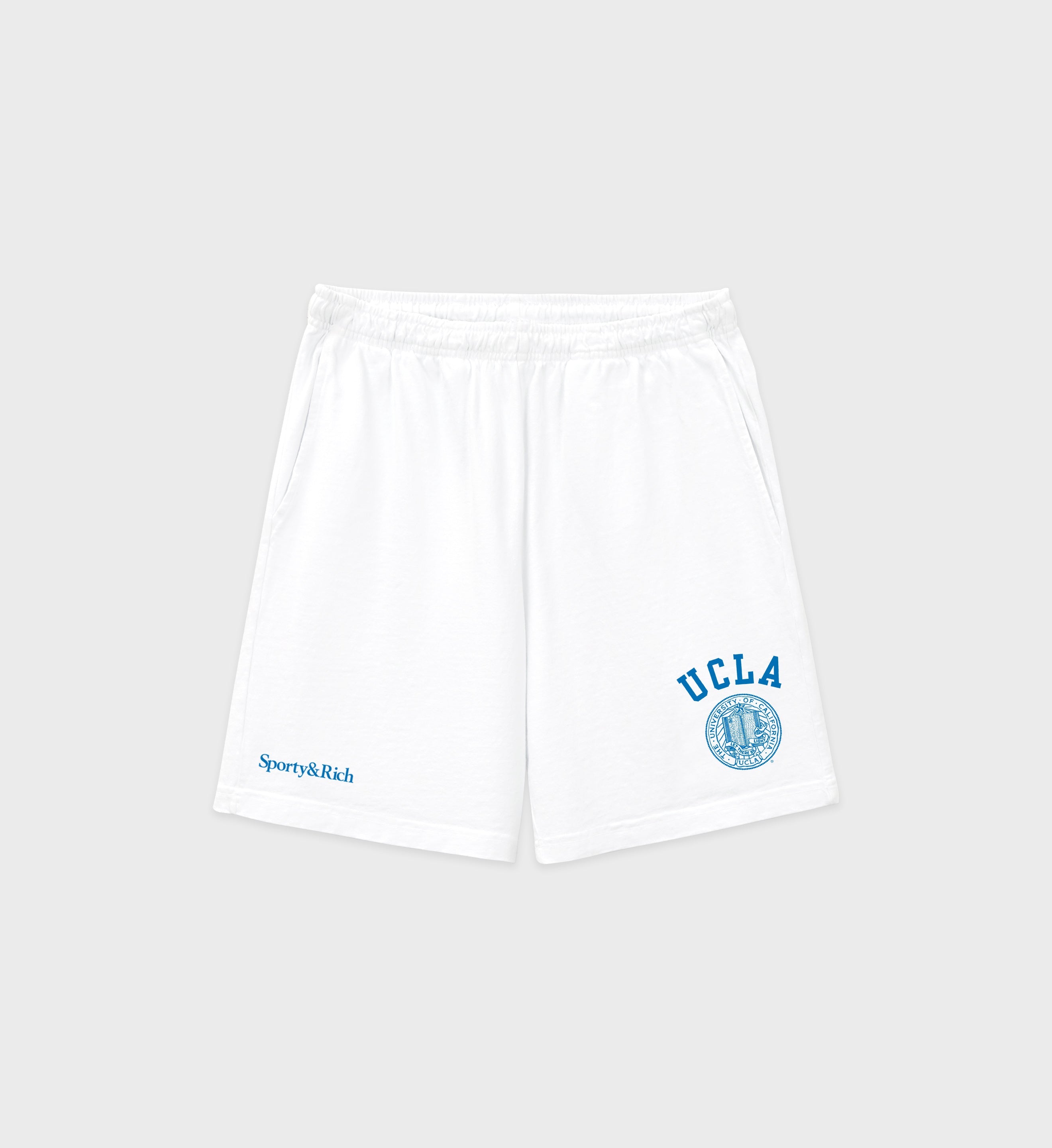 UCLA Crest Gym Short - White/Blue