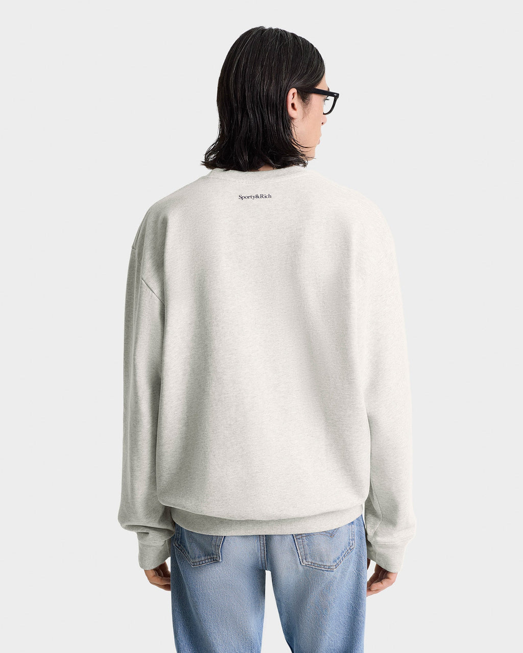 UCLA Crest Crewneck - Heather Gray/Navy