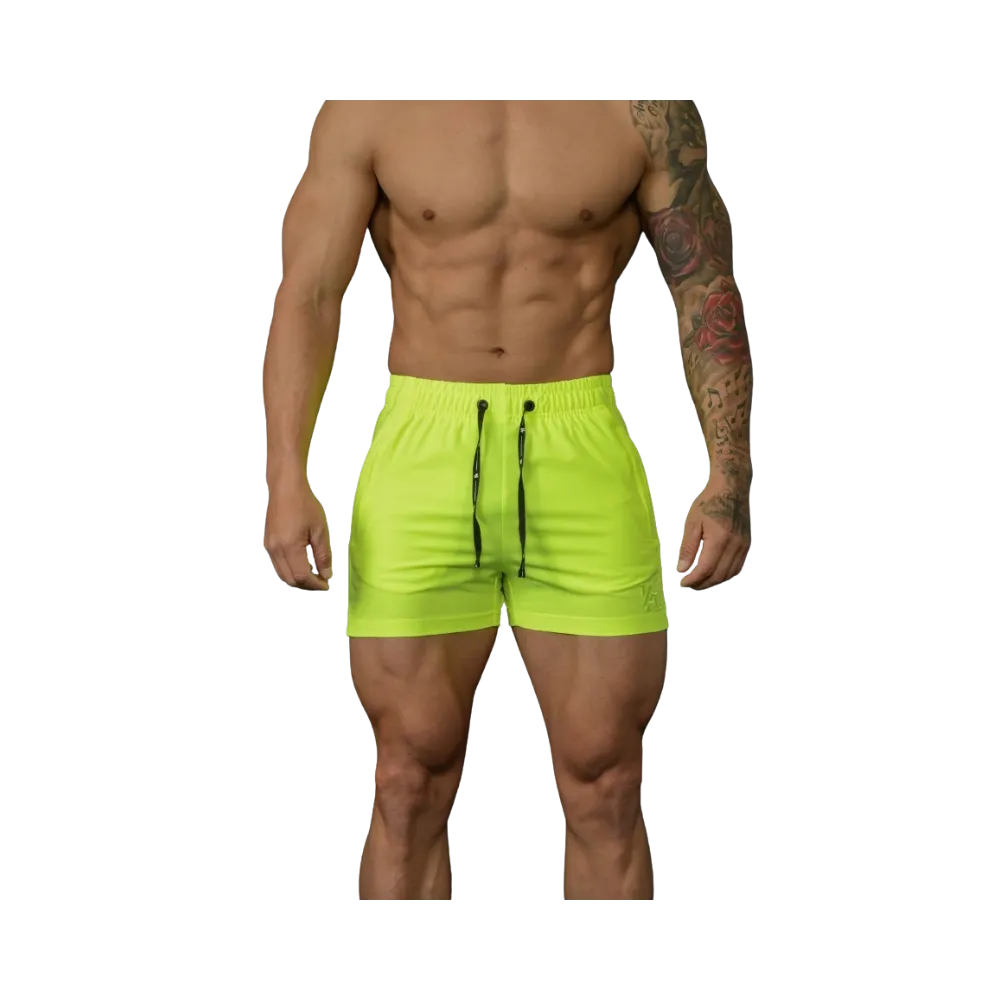 YoungLA Bodybuilding Shorts All Neon