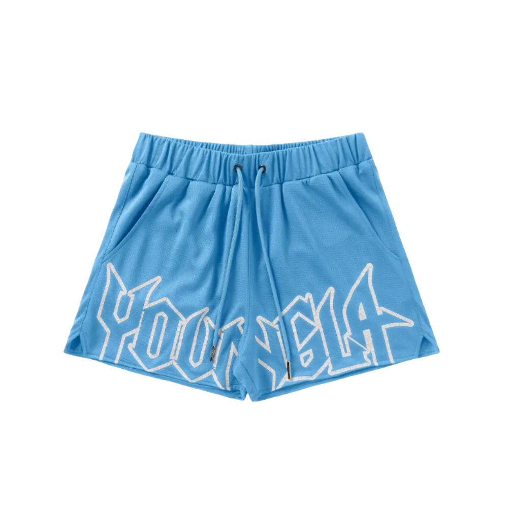 YoungLA All-Star Shorts Carolina Blue
