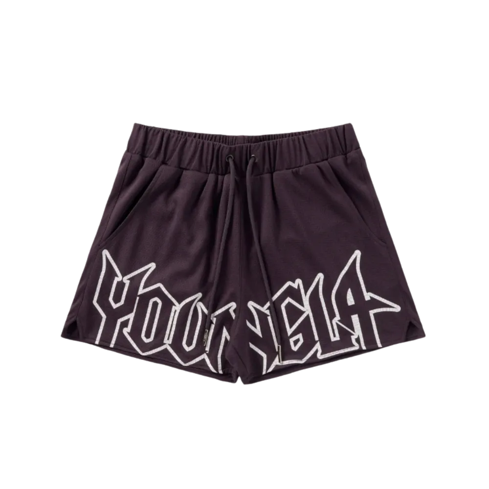 YoungLA All-Star Shorts Plum