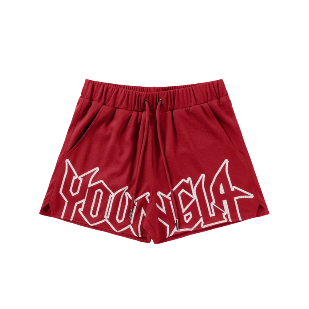YoungLA All-Star Shorts Red