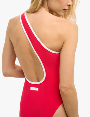 Towel Asymmetric Swimsuit