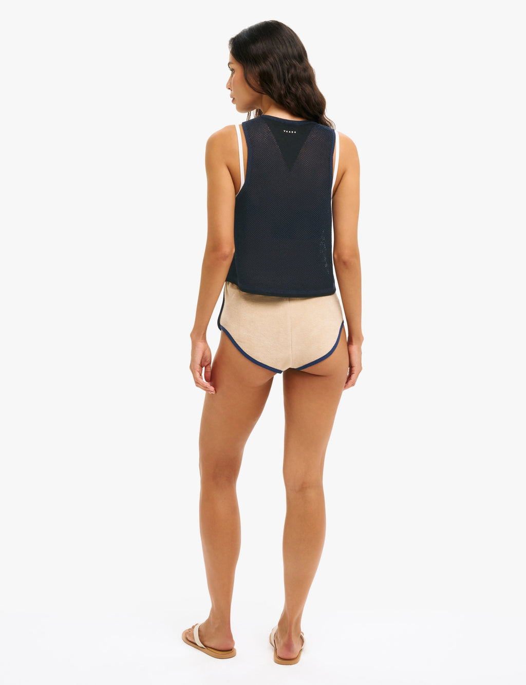 Knitted Mesh Crop Top