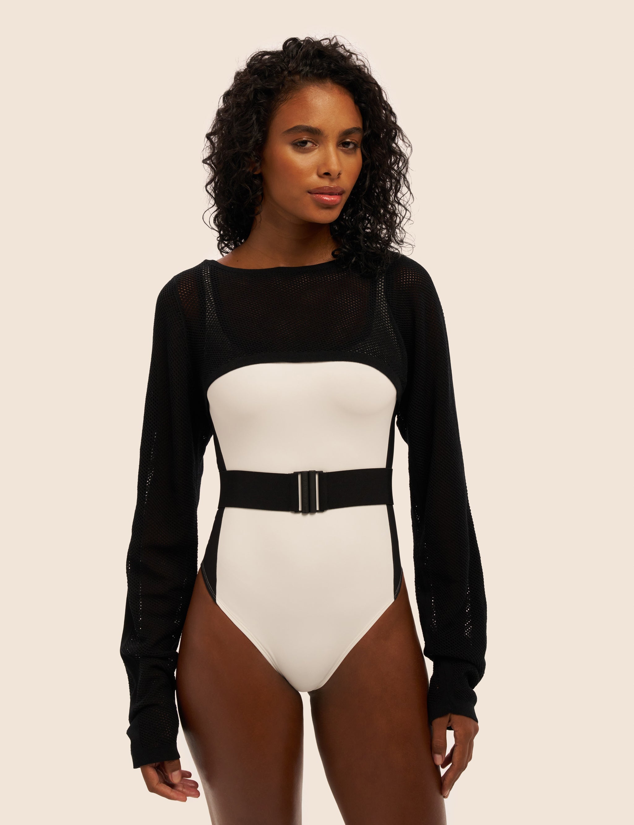 Knitted Mesh Cover Up