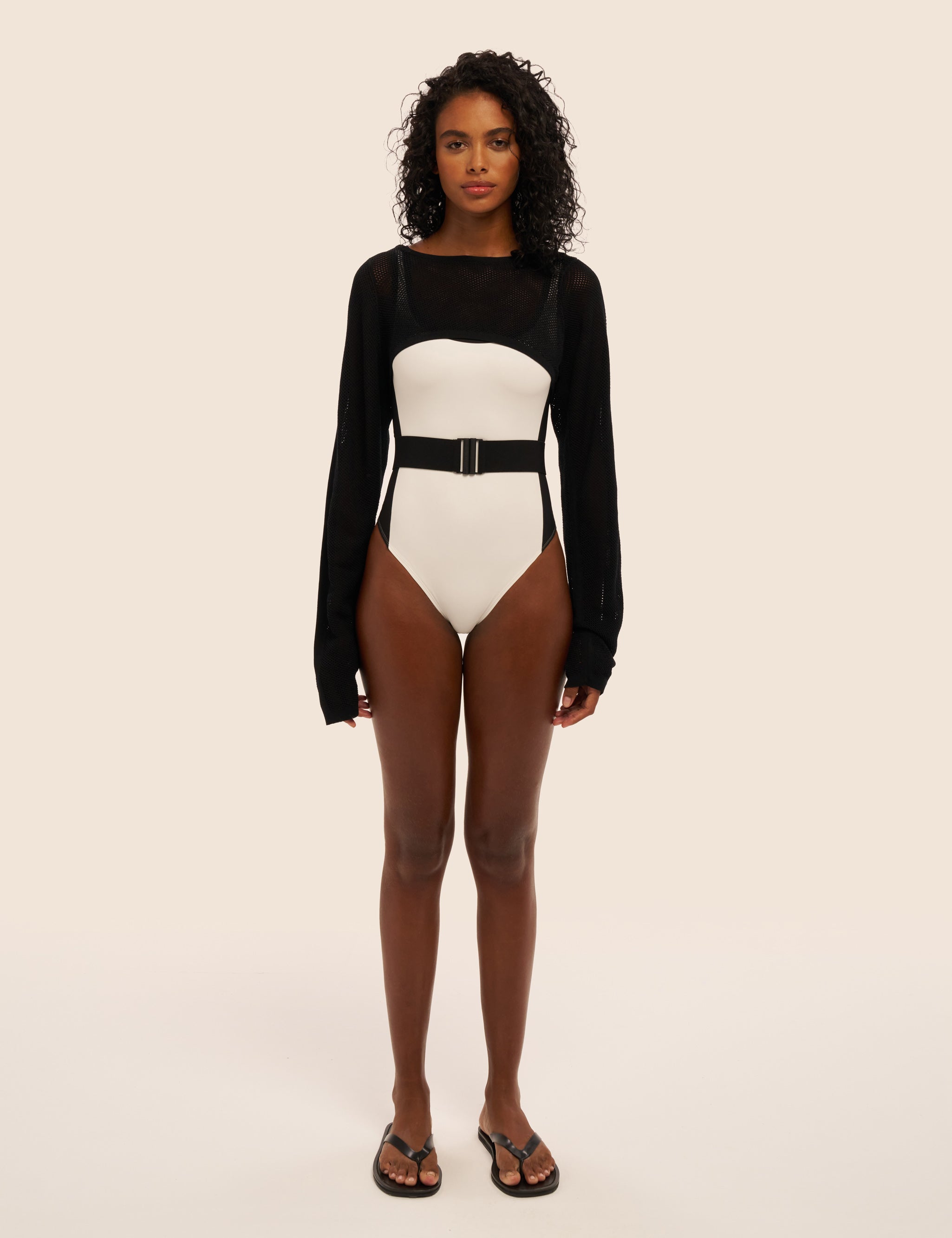 Knitted Mesh Cover Up