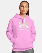 UA Rival Fleece Glitter Big Logo