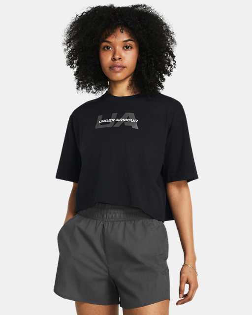 UA Boxy Crop Branded