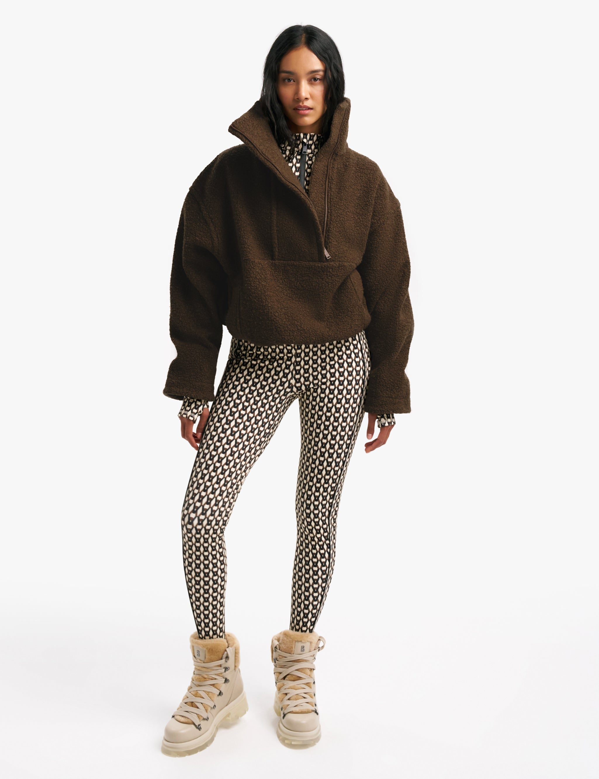 Maria Boucle Fleece Anorak