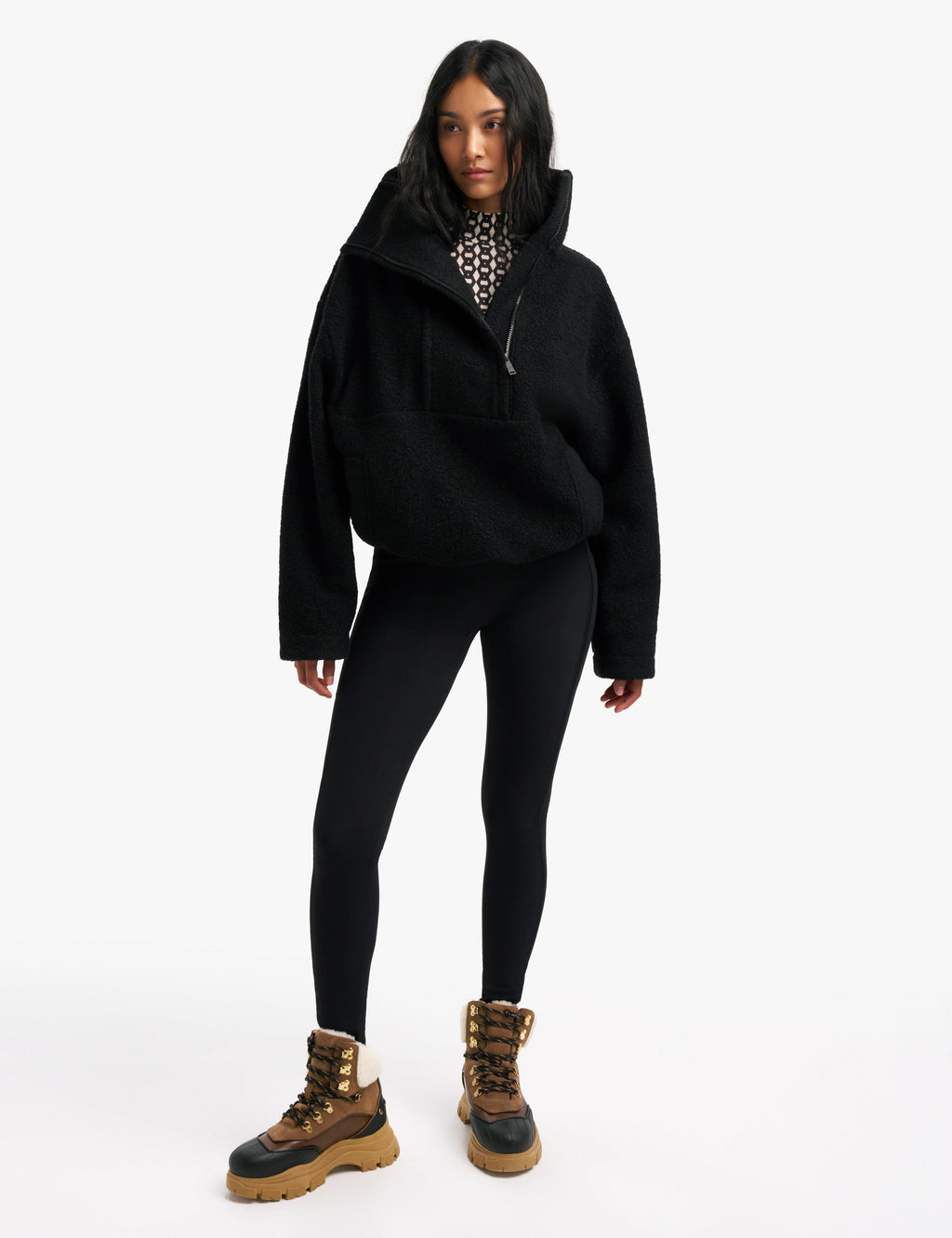 Maria Boucle Fleece Anorak