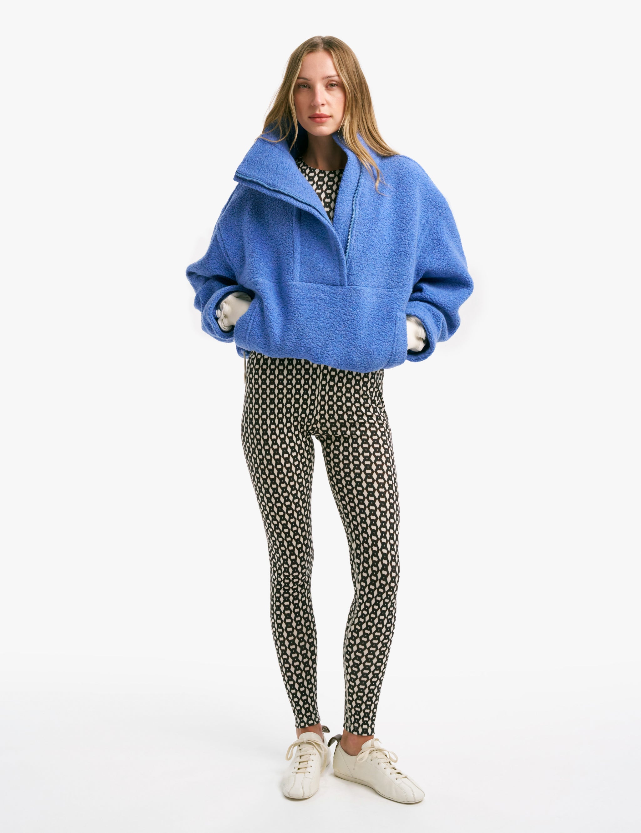 Maria Boucle Fleece Anorak