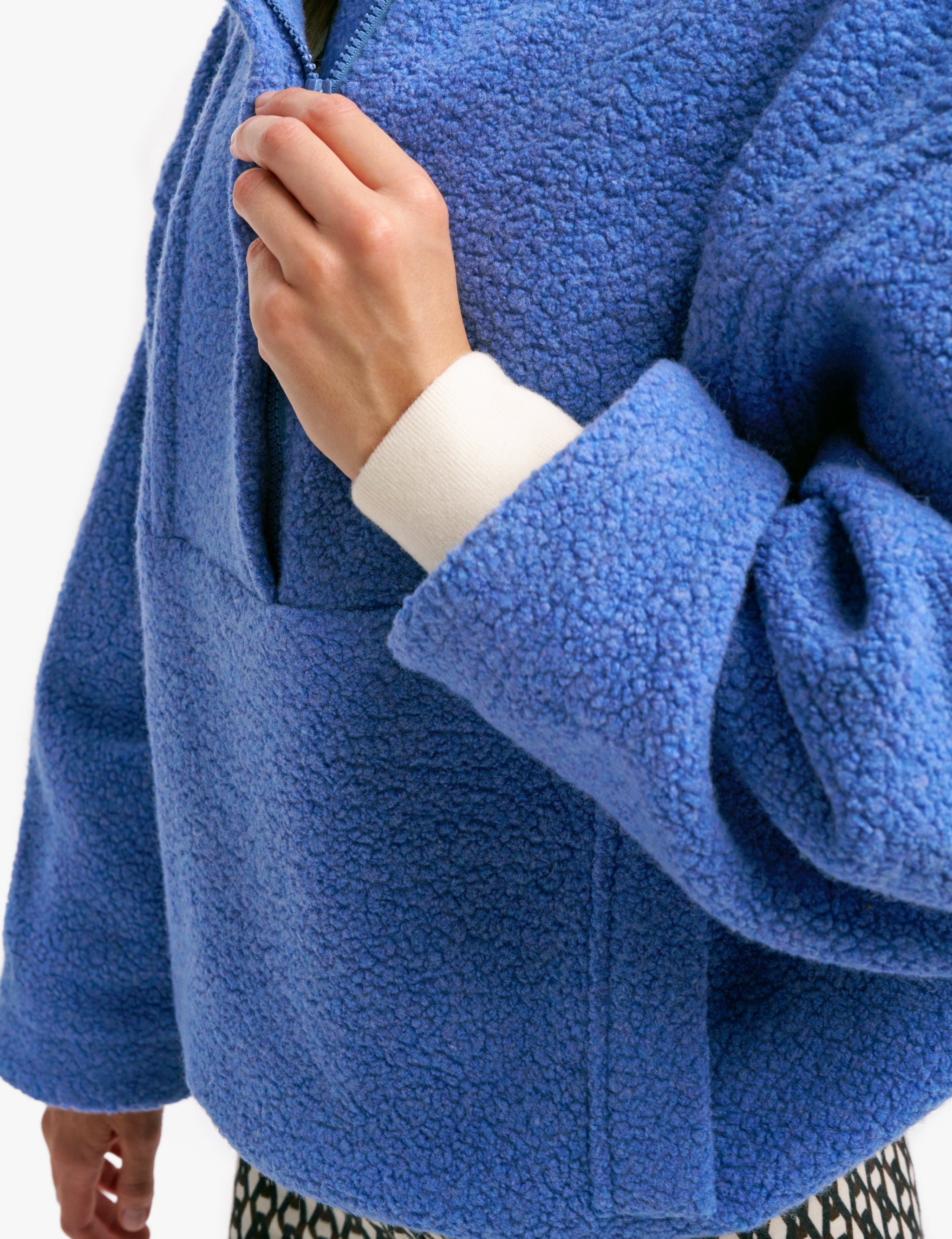 Maria Boucle Fleece Anorak