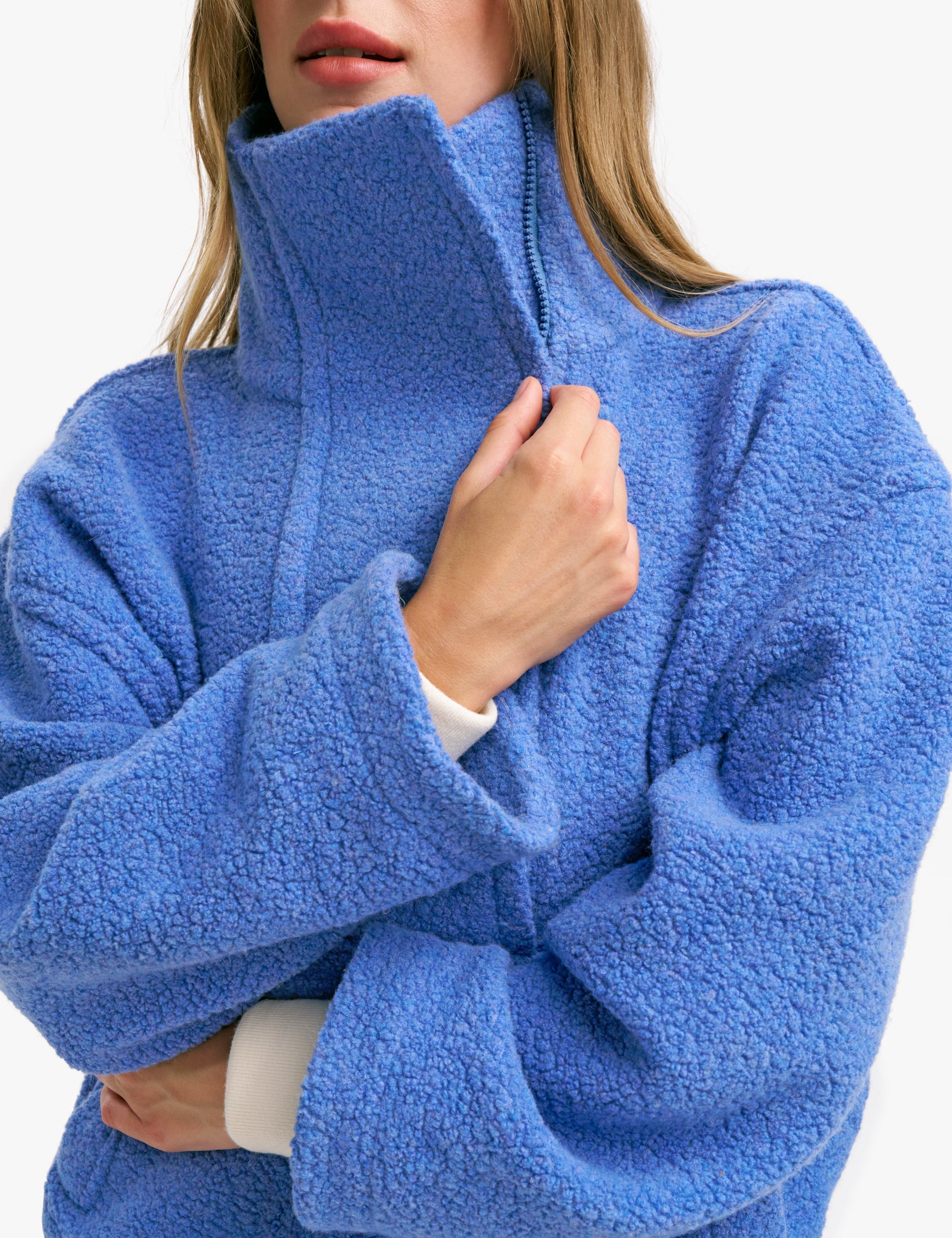 Maria Boucle Fleece Anorak