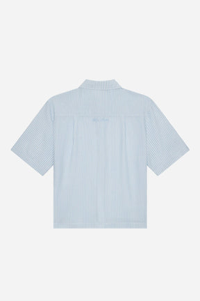 Striped Seersucker Summer Shirt